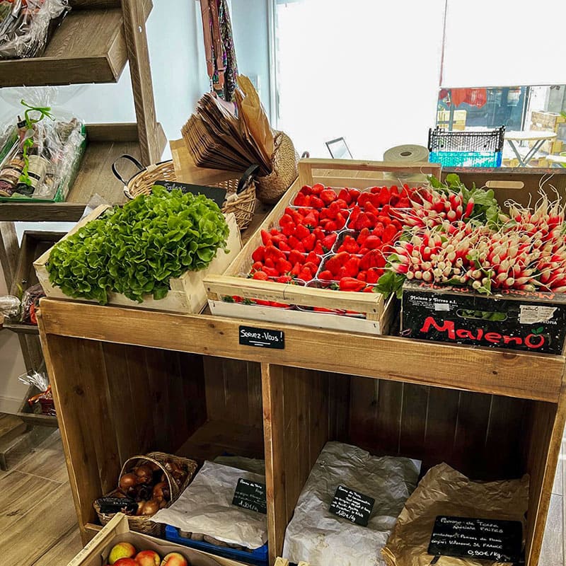 caisses epicerie legumes