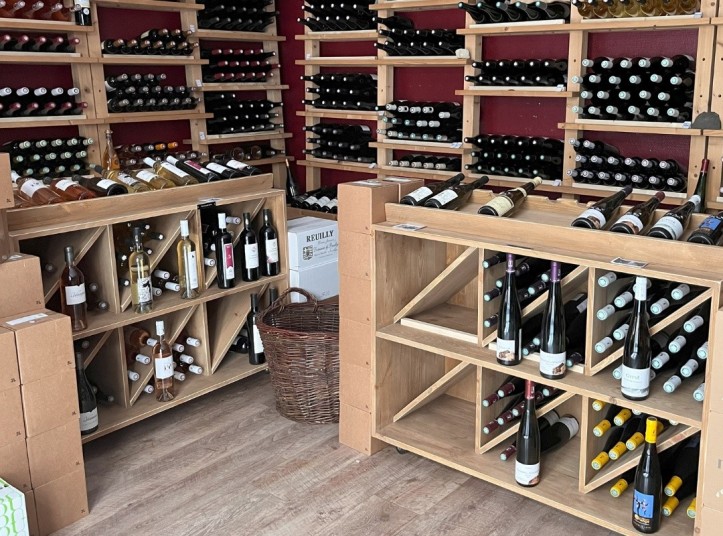 Layout of the wine cellar Chais Coco